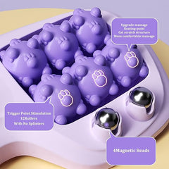 Dual Foot Massager Roller | Plantar Fasciitis Relief | Heel, Muscle & Foot Pain Relief | Stress Reduction | Magnetic Therapy