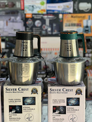 Silver Crest Electric Meat Grinder SC-402 – 3L Stainless Steel, 800W Powerful Motor