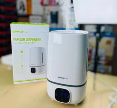 SimpleTaste 4L Ultrasonic Cool Humidifier Aroma Essential Oil Diffuser with LCD Display, 3 Mist Level Control, Timer Setting, and 7 Colors LED Light Whisper-Quiet, 171730CM