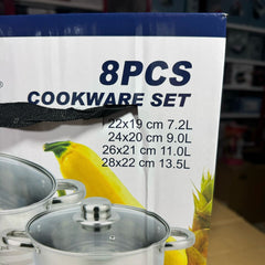 Berghome 8pcs Stainless Steel Cookware Set BL-1478