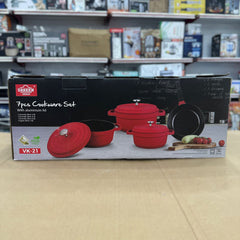 Uakeen Germany Induction Die-Cast Granite Cookware Set 7pcs VK-21
