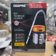 Geepas 25L Wet & Dry Vacuum Cleaner & Blower 19011