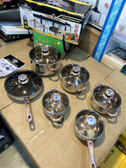 DT 12pcs Cookware Set – Nonstick Pots & Pans Kitchen Set